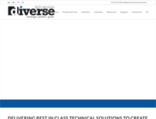 Tablet Screenshot of diversetechservices.com